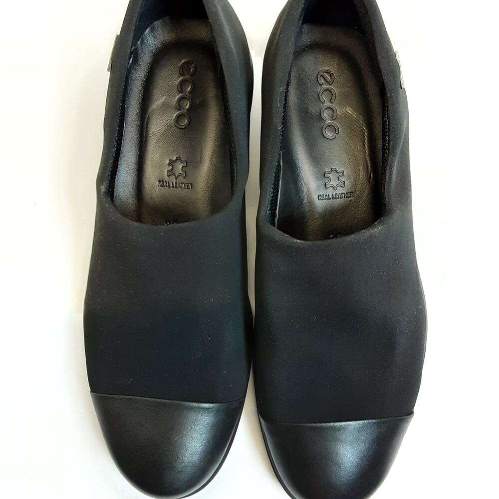 ECCO Women's Black Slip-On Shoes